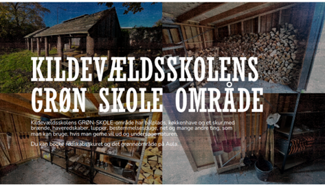 Billede af Kildevældsskolens Grøn skole-område